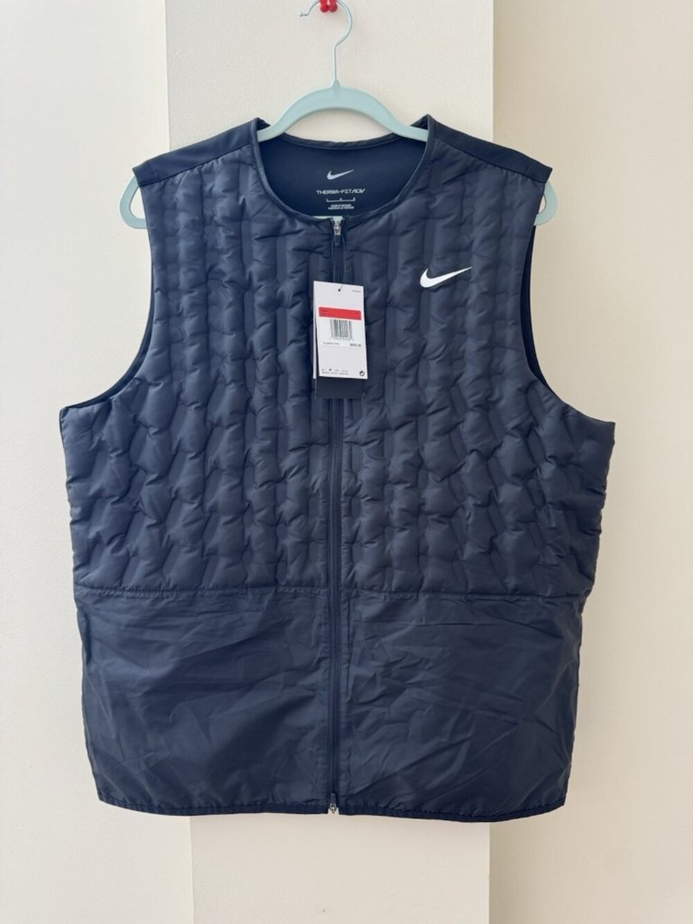 Nike Therma-FIT ADV AeroLoft Down Puffer Vest Mens Large Black NWT DX6078-010